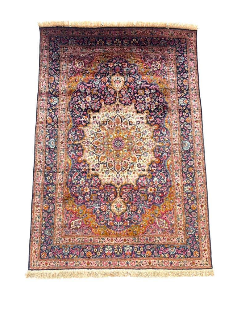 Kasmir silk carpet traditional fine design