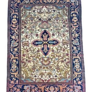 Malayer antique rug traditional vintage design