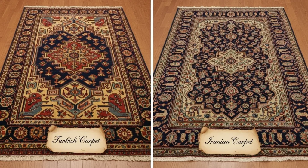 Turkish vs Iranian Carpets