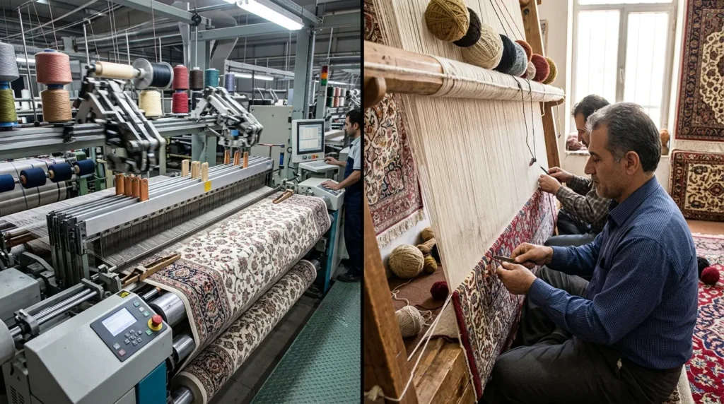 Machine Made VS Hand Made Carpets