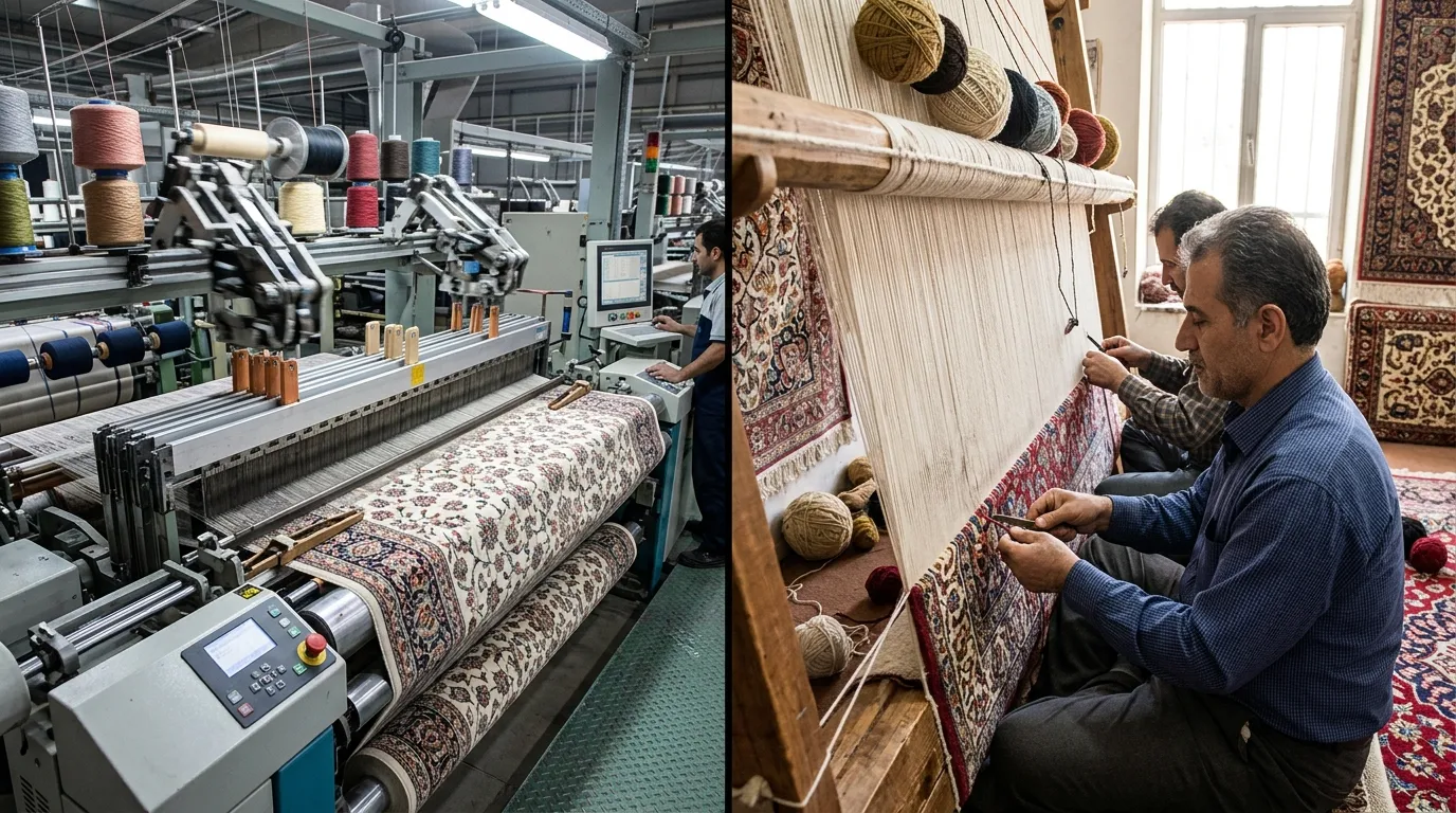 Machine Made VS Hand Made Carpets